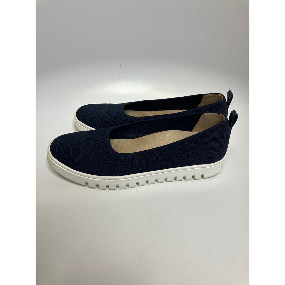 Vionic uptown summer knit navy blue flats arch support casual women's size 9 - Picture 6 of 8
